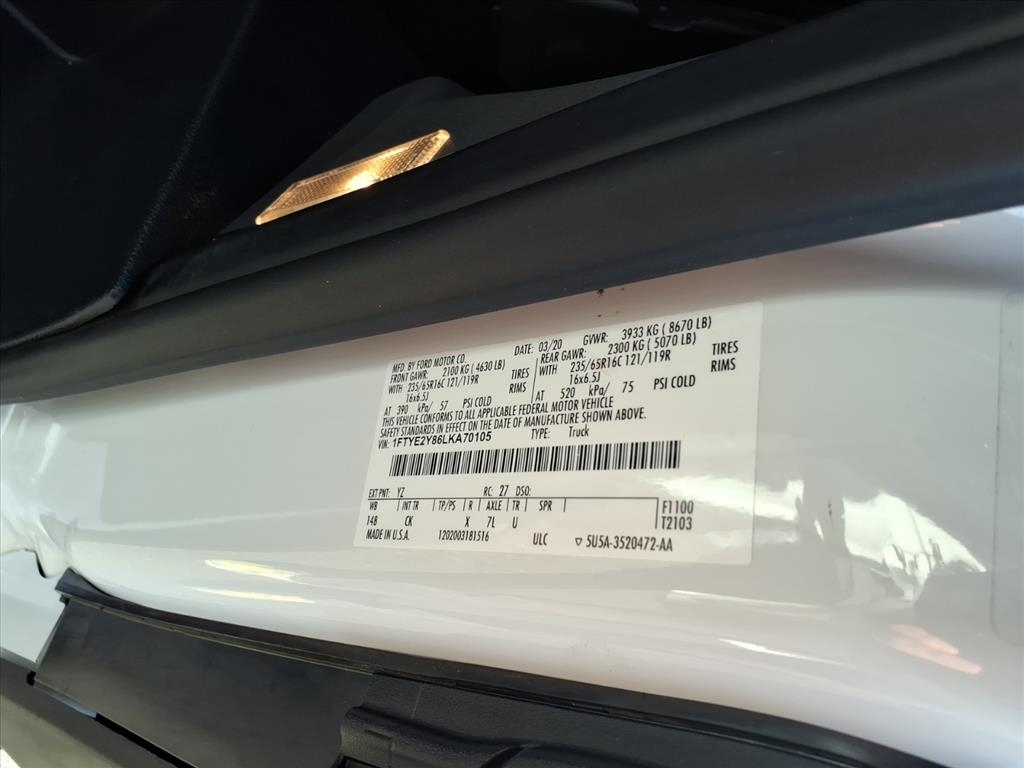 Ford Transit Cargo Van T-150 130" Low Rf 8670 GVWR AWD 2020