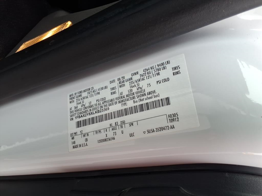 Ford Transit Passenger Wagon T-350 148" Low Roof XL RWD 2020