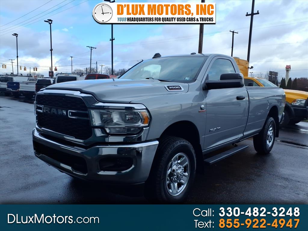 2021 RAM 3500 Tradesman 4x4 Reg Cab 8' Box