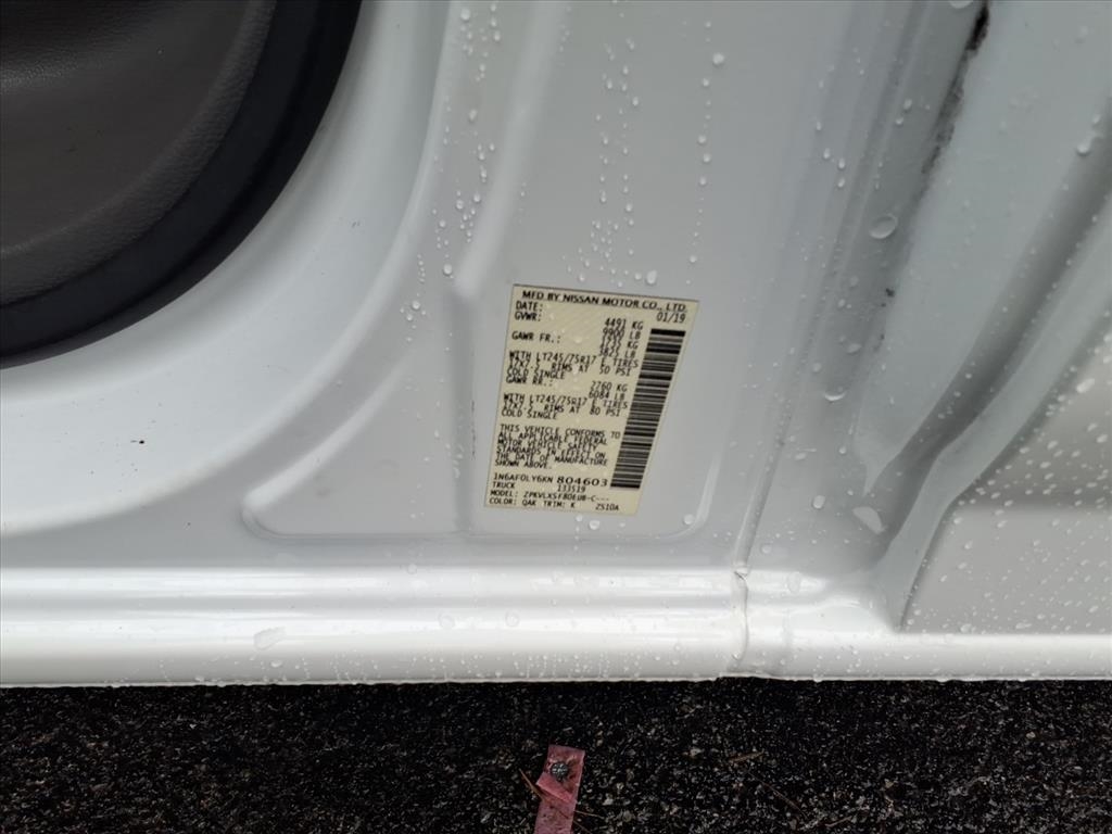 Nissan NV Cargo NV3500 HD High Roof V8 SV 2019