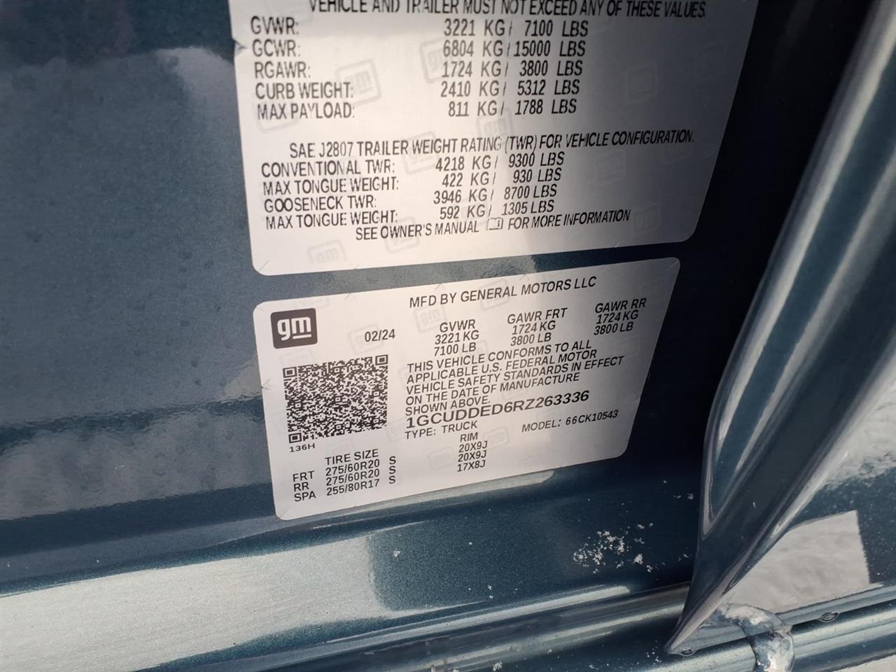 Chevrolet Silverado 1500 4WD Crew Cab 147" LT w/1LT 2024