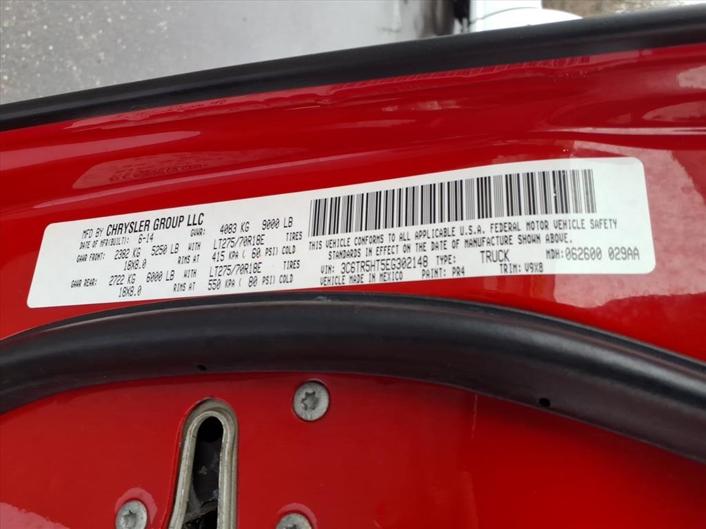 RAM 2500 4WD Crew Cab 169" Tradesman 2014