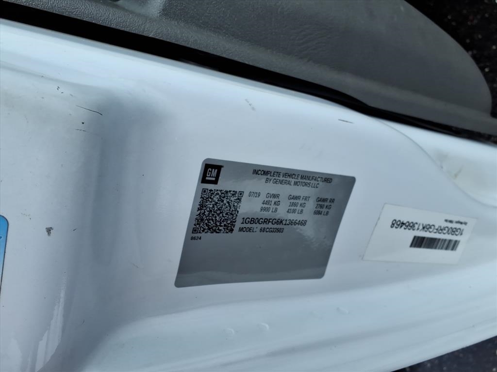 Chevrolet Express Commercial Cutaway 3500 Van 139" 2019