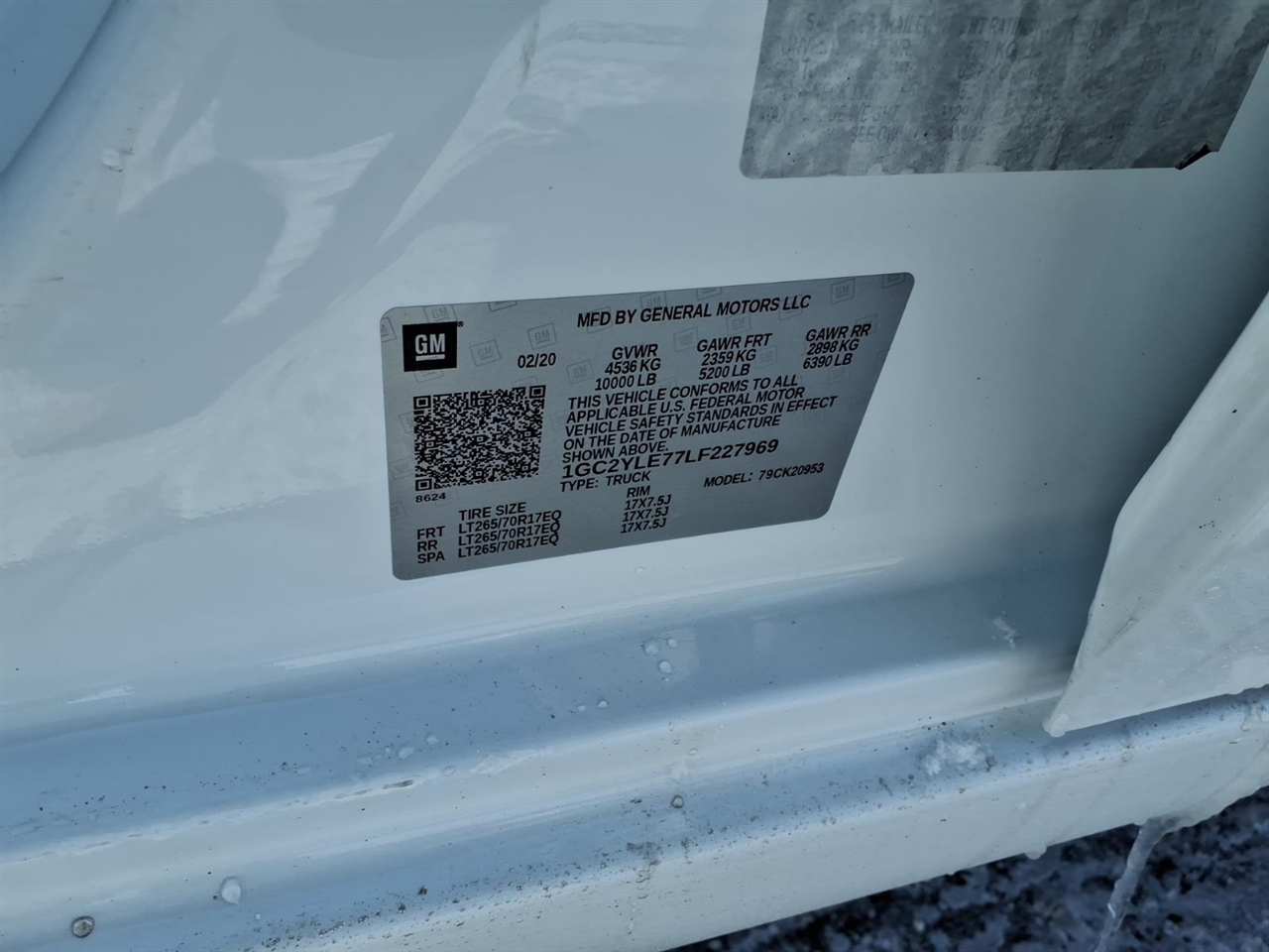 Chevrolet Silverado 2500HD 4WD Double Cab 162" Work Truck 2020