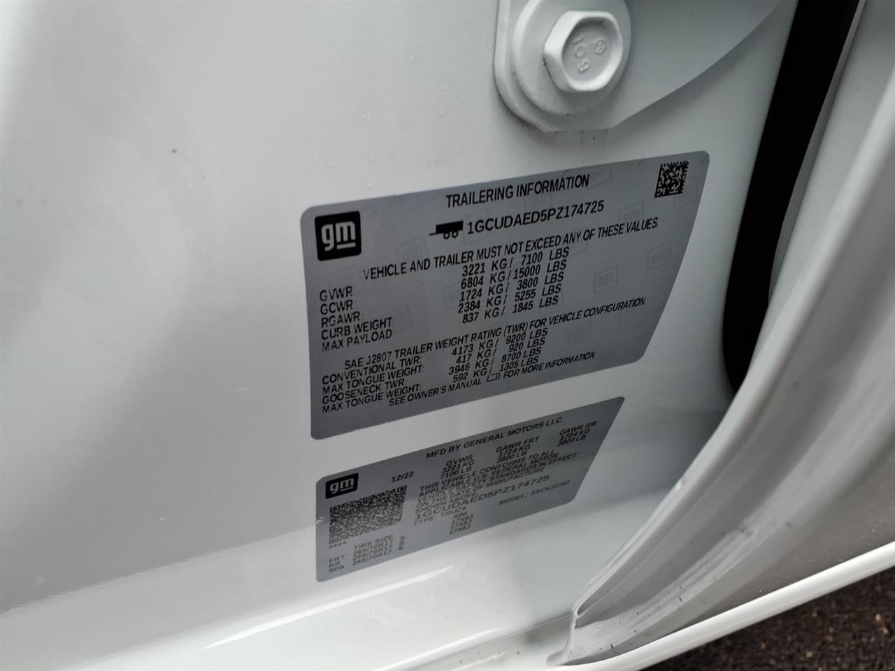 Chevrolet Silverado 1500 4WD Crew Cab 157" Work Truck 2023