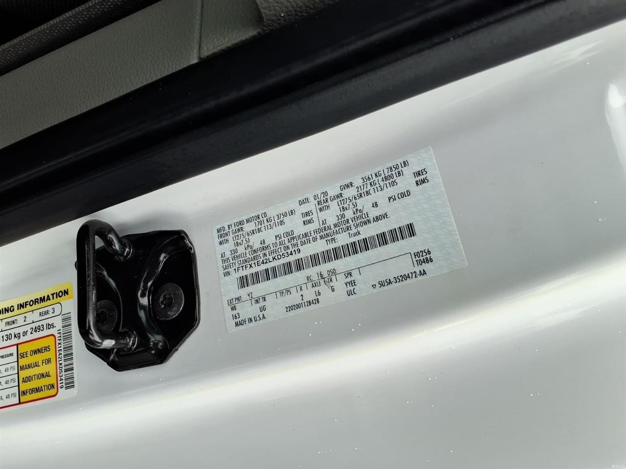 Ford F-150 Lariat 4WD SuperCab 8' Box 2020