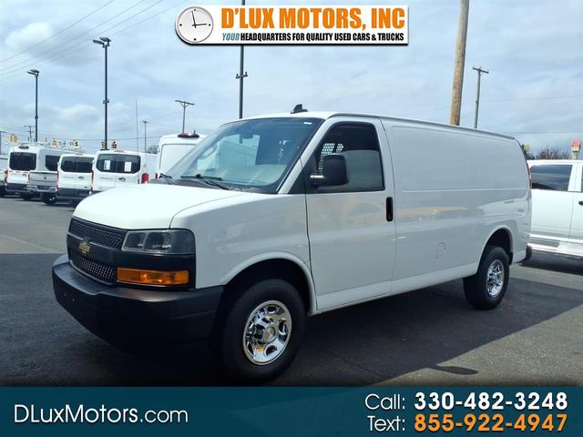White 2021 Chevrolet Express Cargo 2500 RWD Van Rear-Wheel Drive 8-Speed Automatic