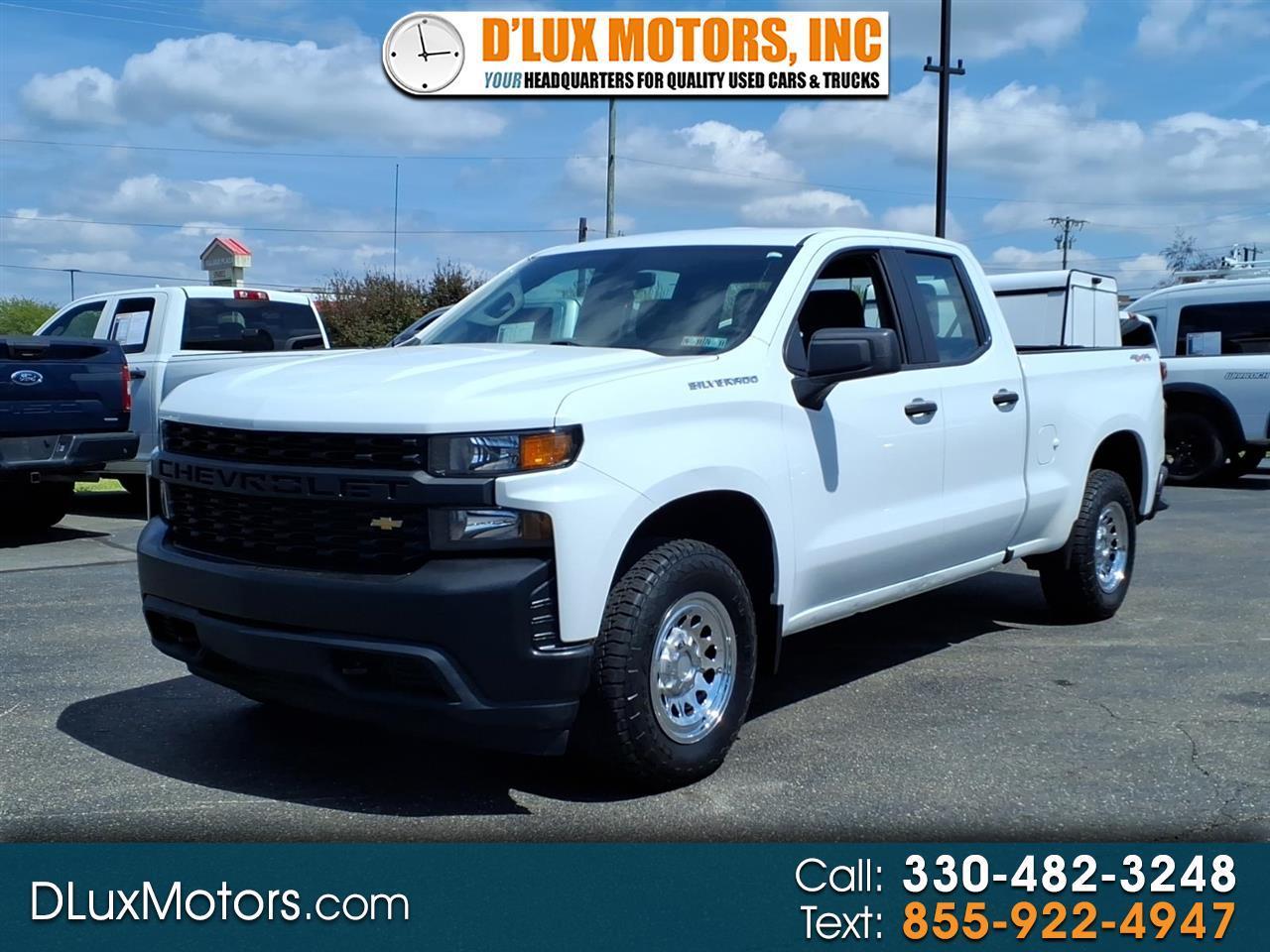Chevrolet Silverado 1500 4WD Double Cab 147" Work Truck 2021