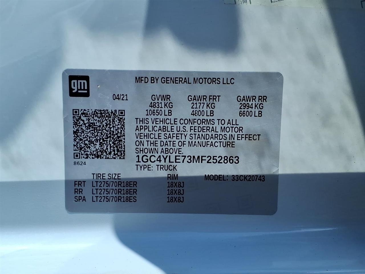 Chevrolet Silverado 2500HD 4WD Crew Cab 159" Work Truck 2021