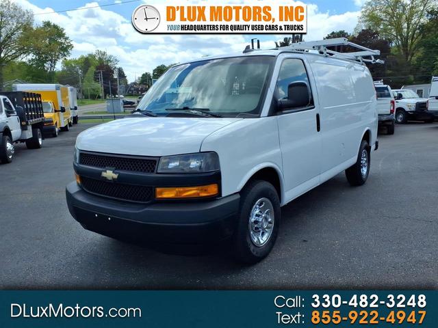 White 2019 Chevrolet Express Cargo Van Rear-Wheel Drive 8-Speed Automatic