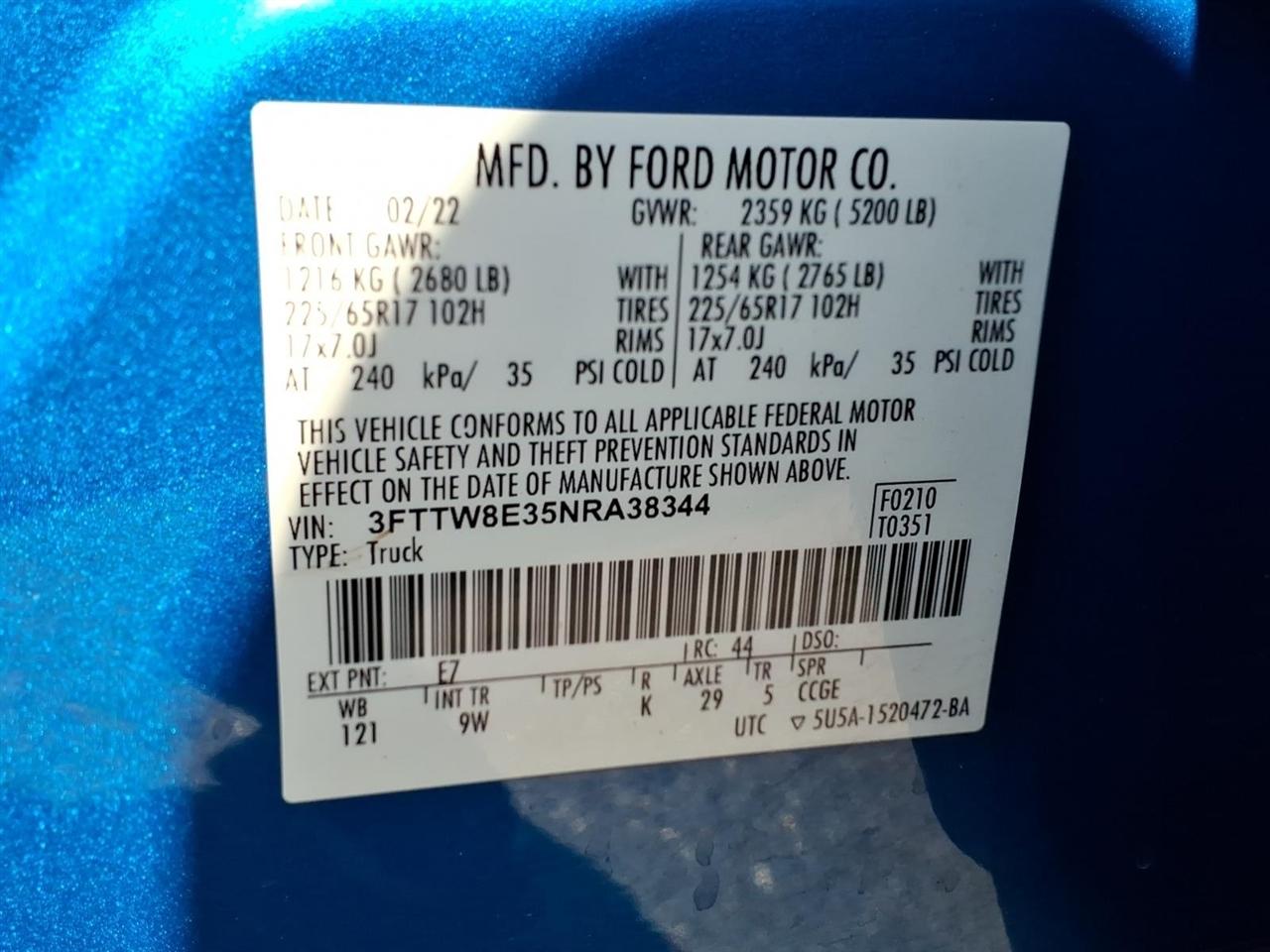 Ford Maverick XL FWD SuperCrew 2022