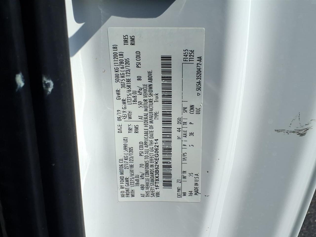 Ford Super Duty F-350 SRW XLT 4WD SuperCab 8' Box 2019