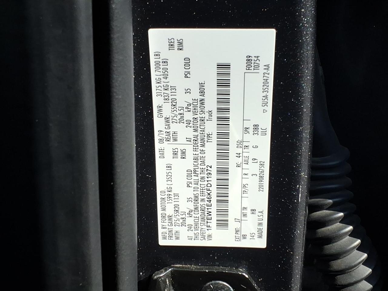 Ford F-150 XL 4WD SuperCrew 5.5' Box 2019