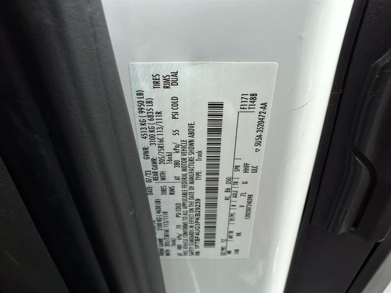 Ford Transit Cargo Van T-350 HD 148" EL Hi Rf 9950 GVWR DRW AWD 2023