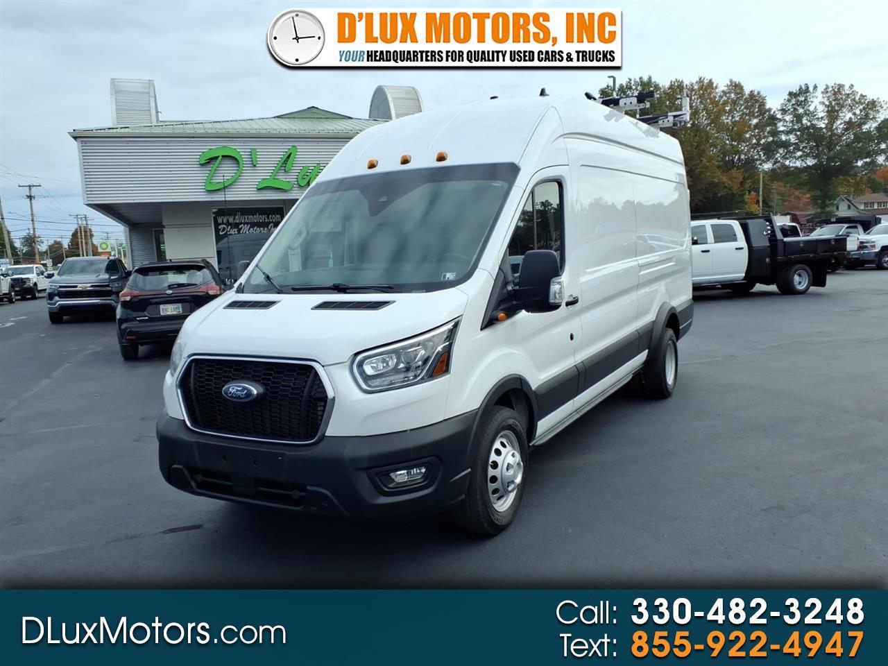 2023 Ford Transit Cargo Van T-350 HD 148" EL Hi Rf 9950 GVWR DRW AWD