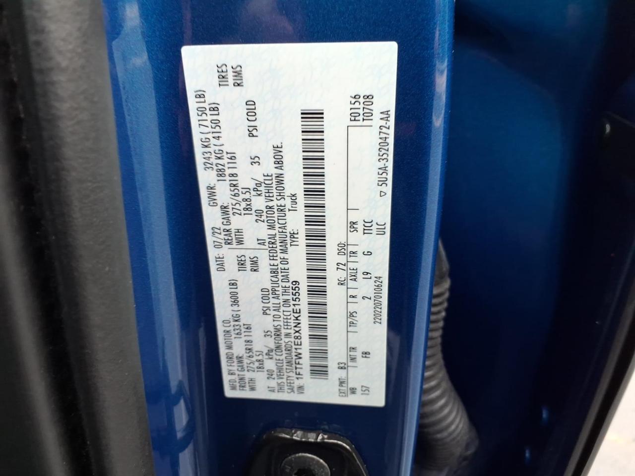 Ford F-150 King Ranch 4WD SuperCrew 5.5' Box 2022