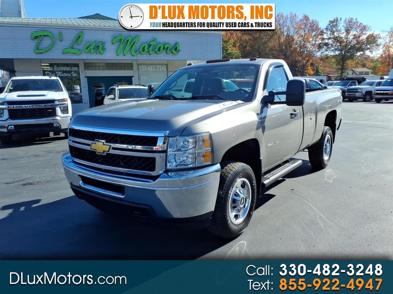 2012 Chevrolet Silverado 2500HD 4WD Reg Cab 133.7" Work Truck