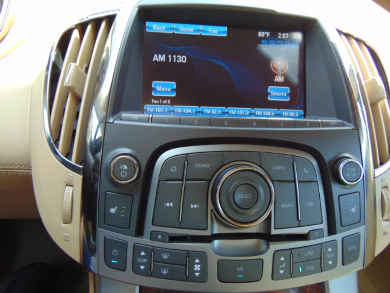 Buick LaCrosse Leather Package 2013
