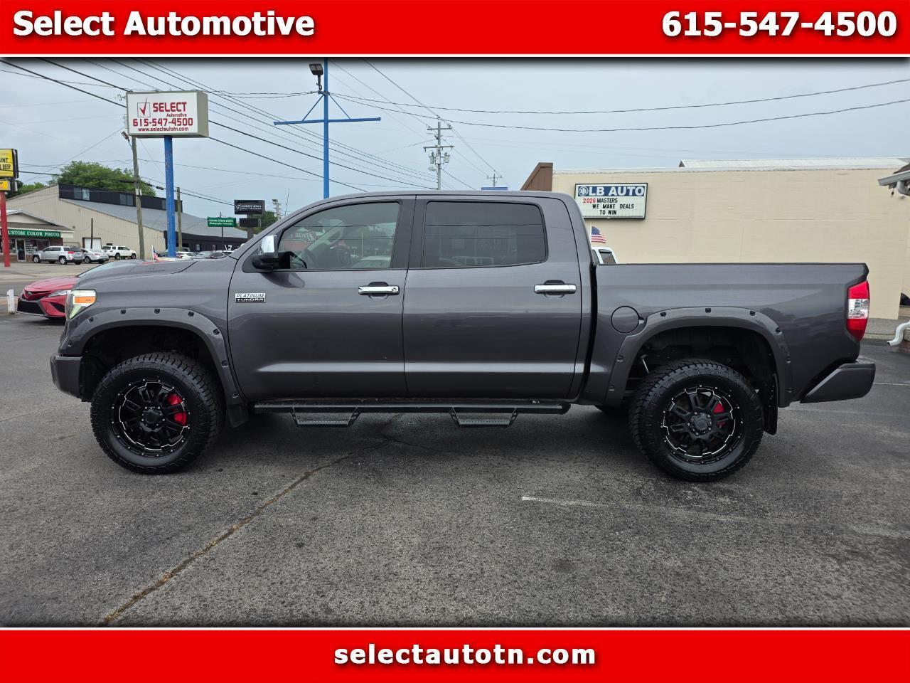 2018 Toyota Tundra Platinum CrewMax 5.7L FFV 4WD