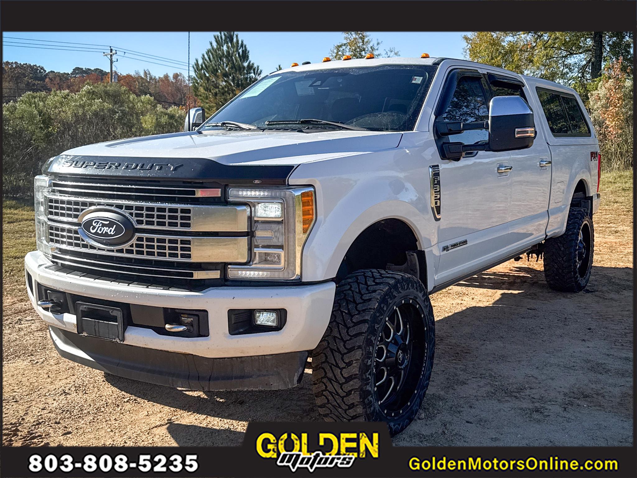 Ford Super Duty F-350 SRW Platinum 4WD Crew Cab 8' Box 2017