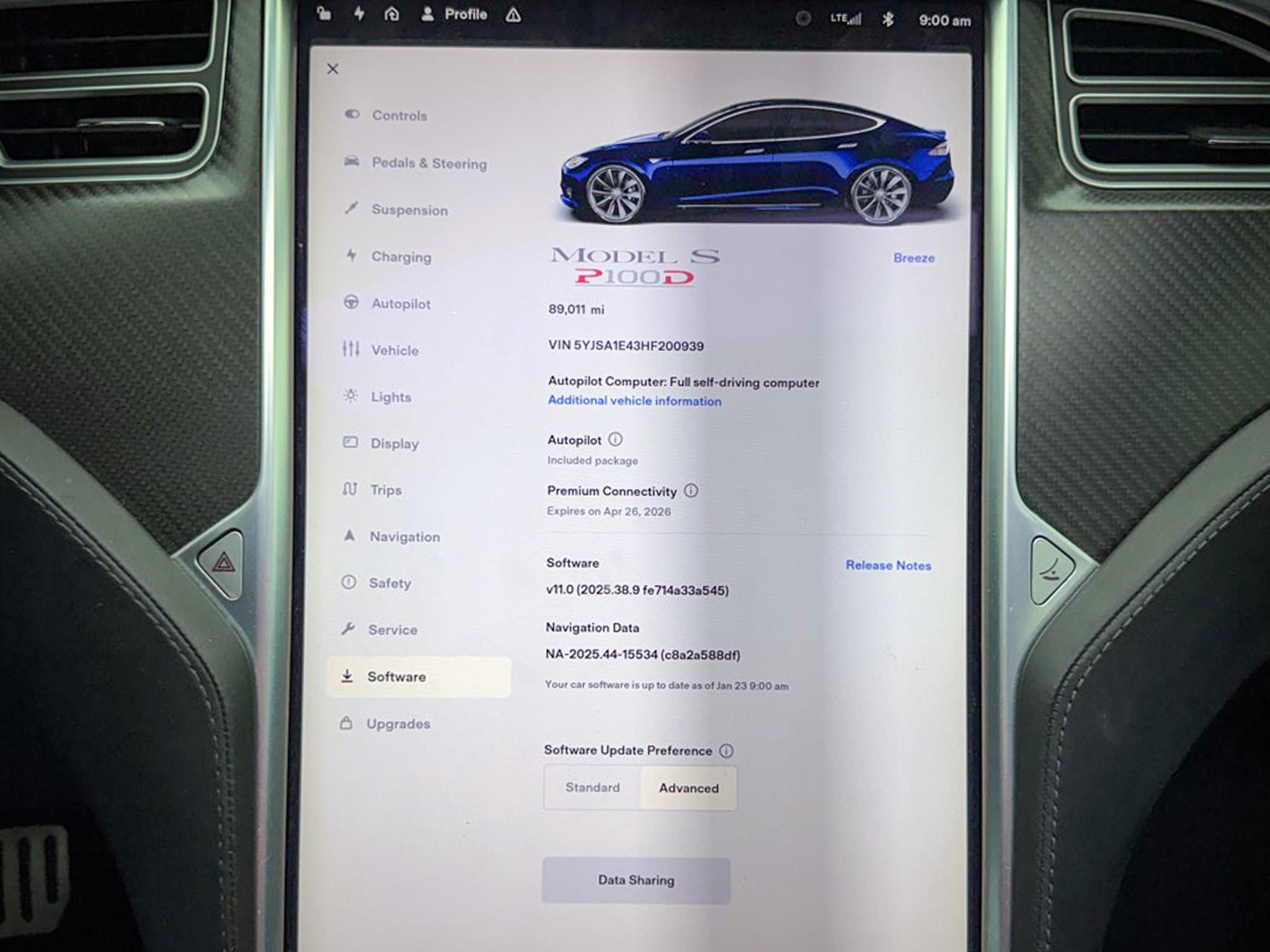 Tesla Model S P100D AWD 2017