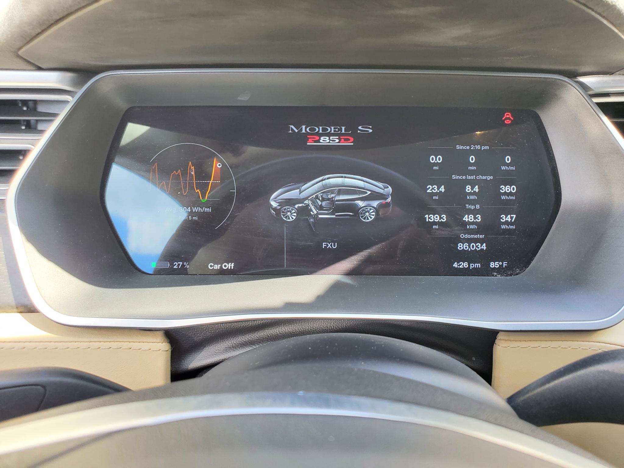 Tesla Model S 4dr Sdn AWD 85D 2015