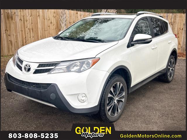 White 2015 Toyota RAV4 Limited AWD SUV / Crossover All-Wheel Drive Automatic
