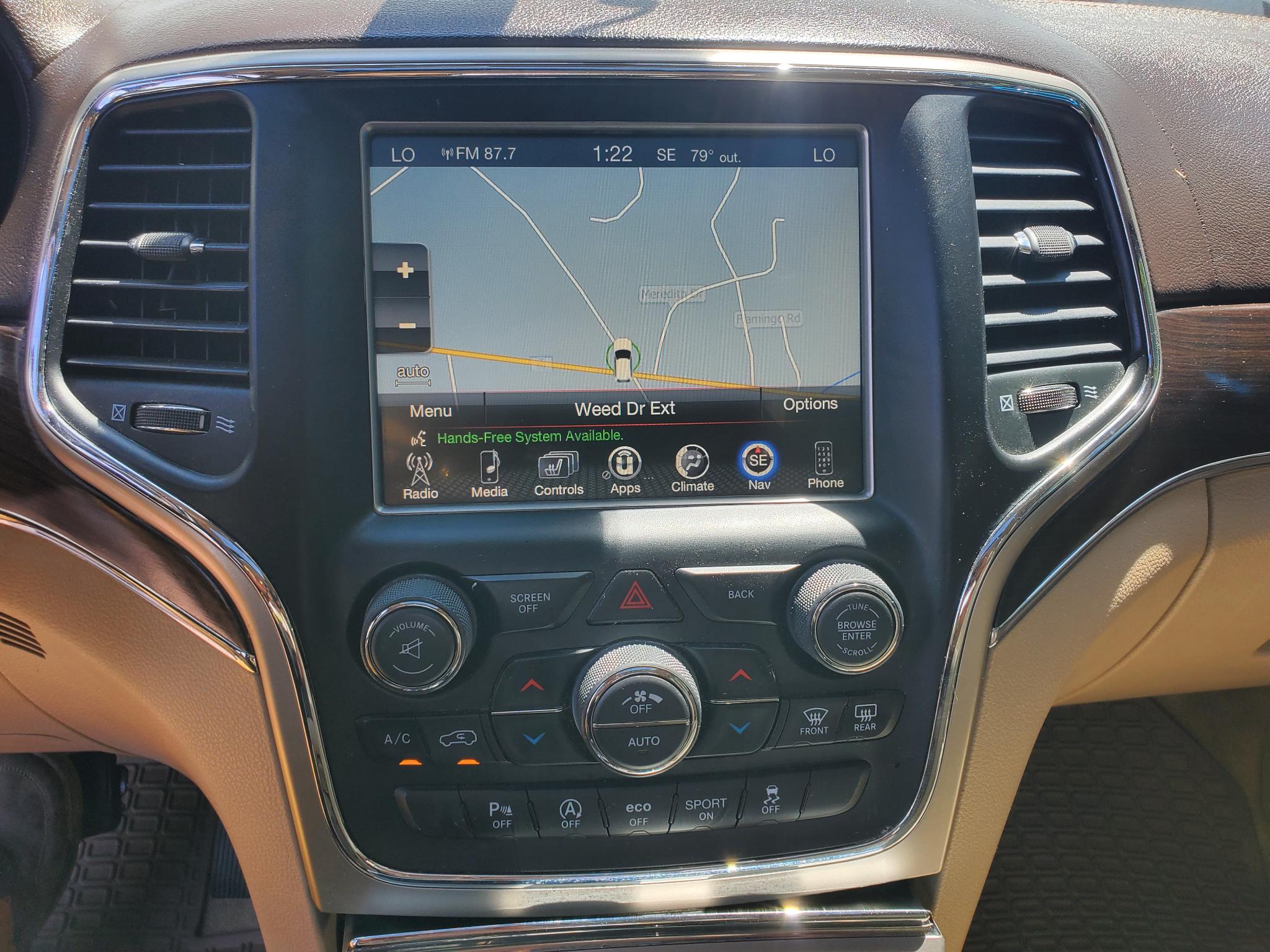 Jeep Grand Cherokee RWD 4dr Overland 2016