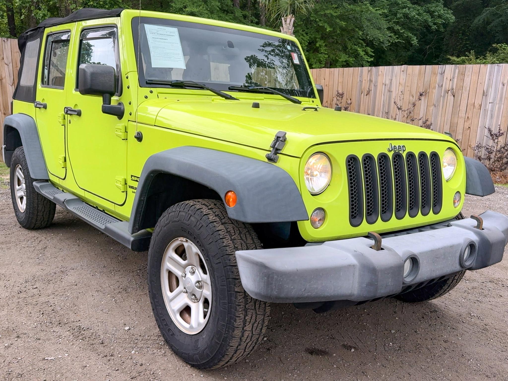 Jeep Wrangler Unlimited 4WD 4dr Sport 2016