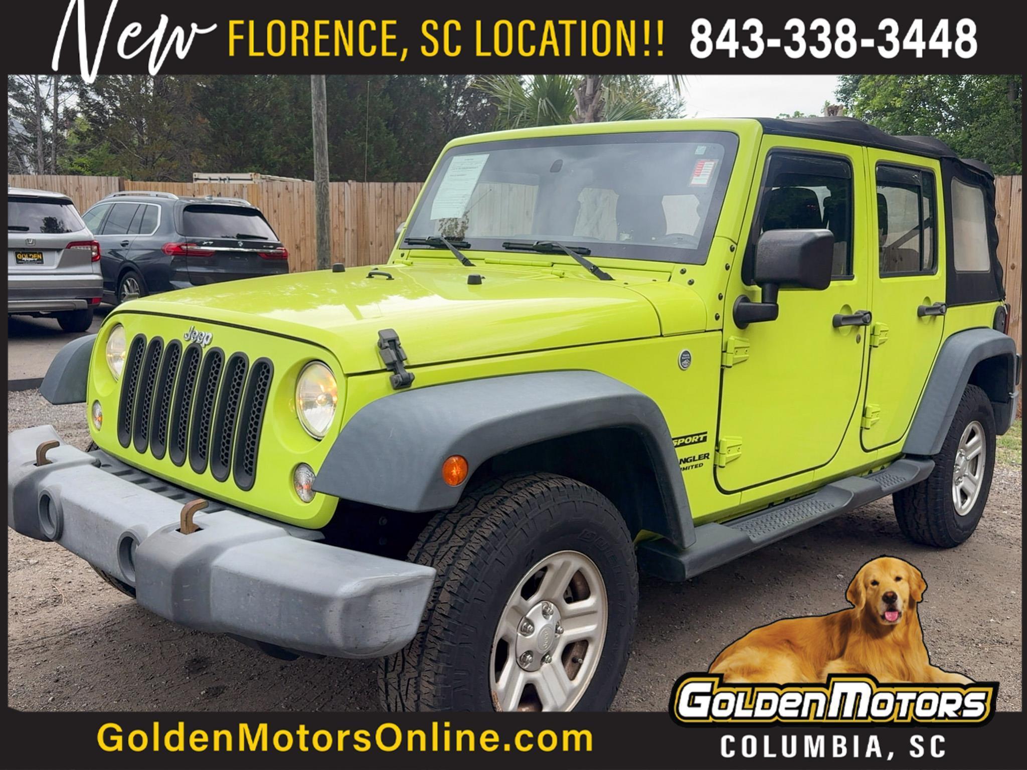 Jeep Wrangler Unlimited 4WD 4dr Sport 2016