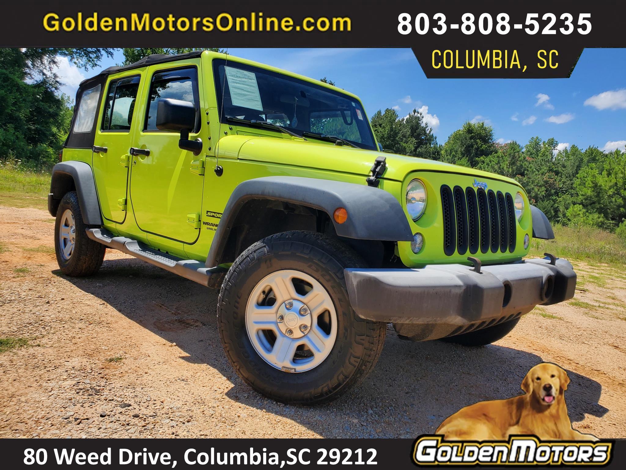 Jeep Wrangler Unlimited 4WD 4dr Sport 2016