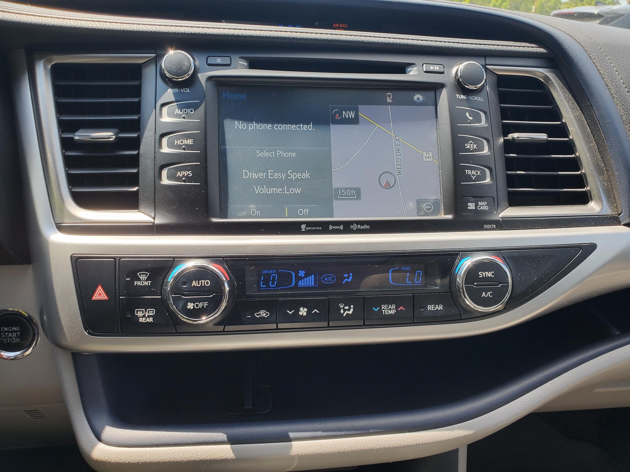 Toyota Highlander XLE V6 AWD (Natl) 2017