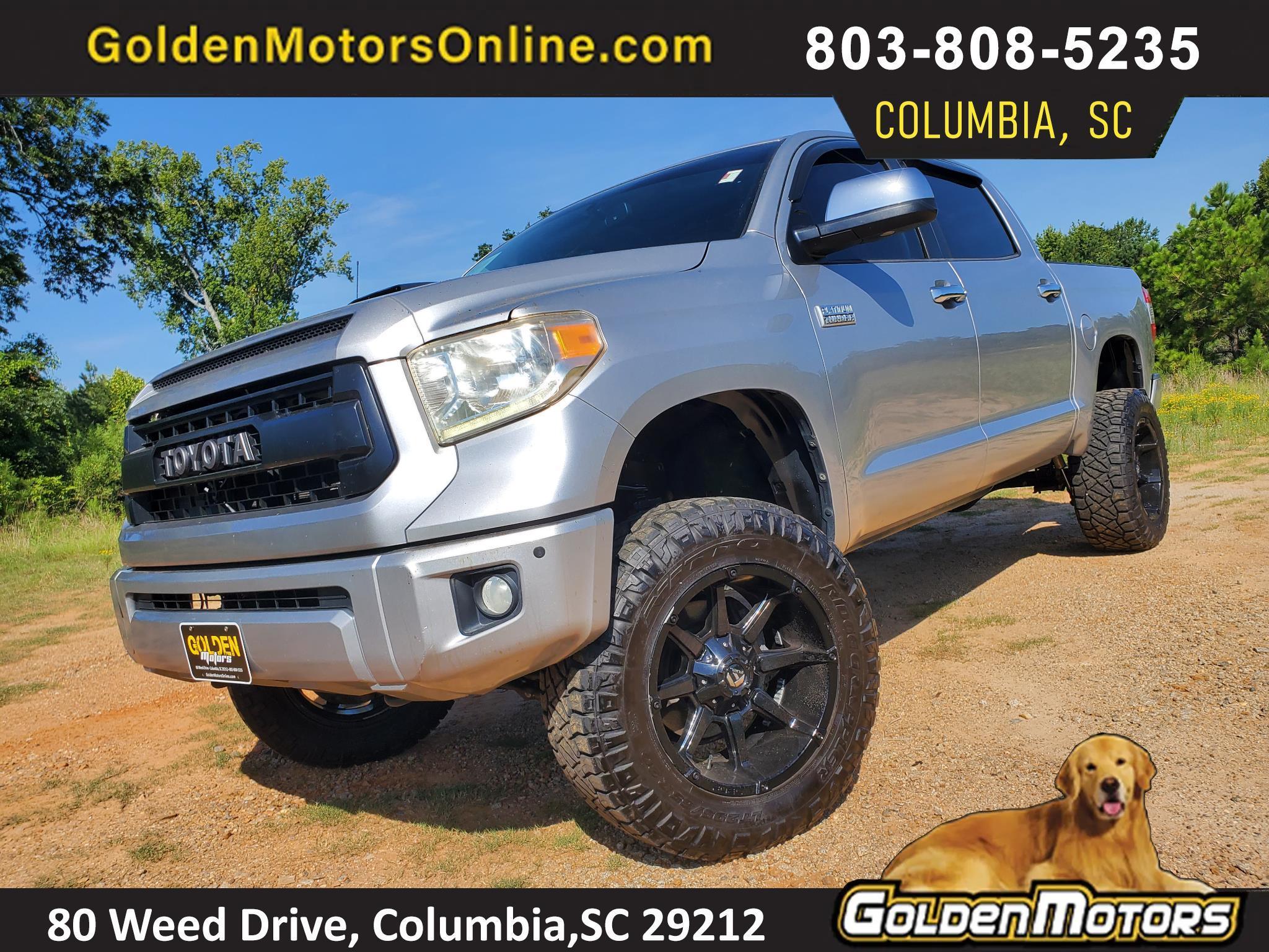 2015 Toyota Tundra 4WD Truck CrewMax 5.7L FFV V8 Lifted Platinum