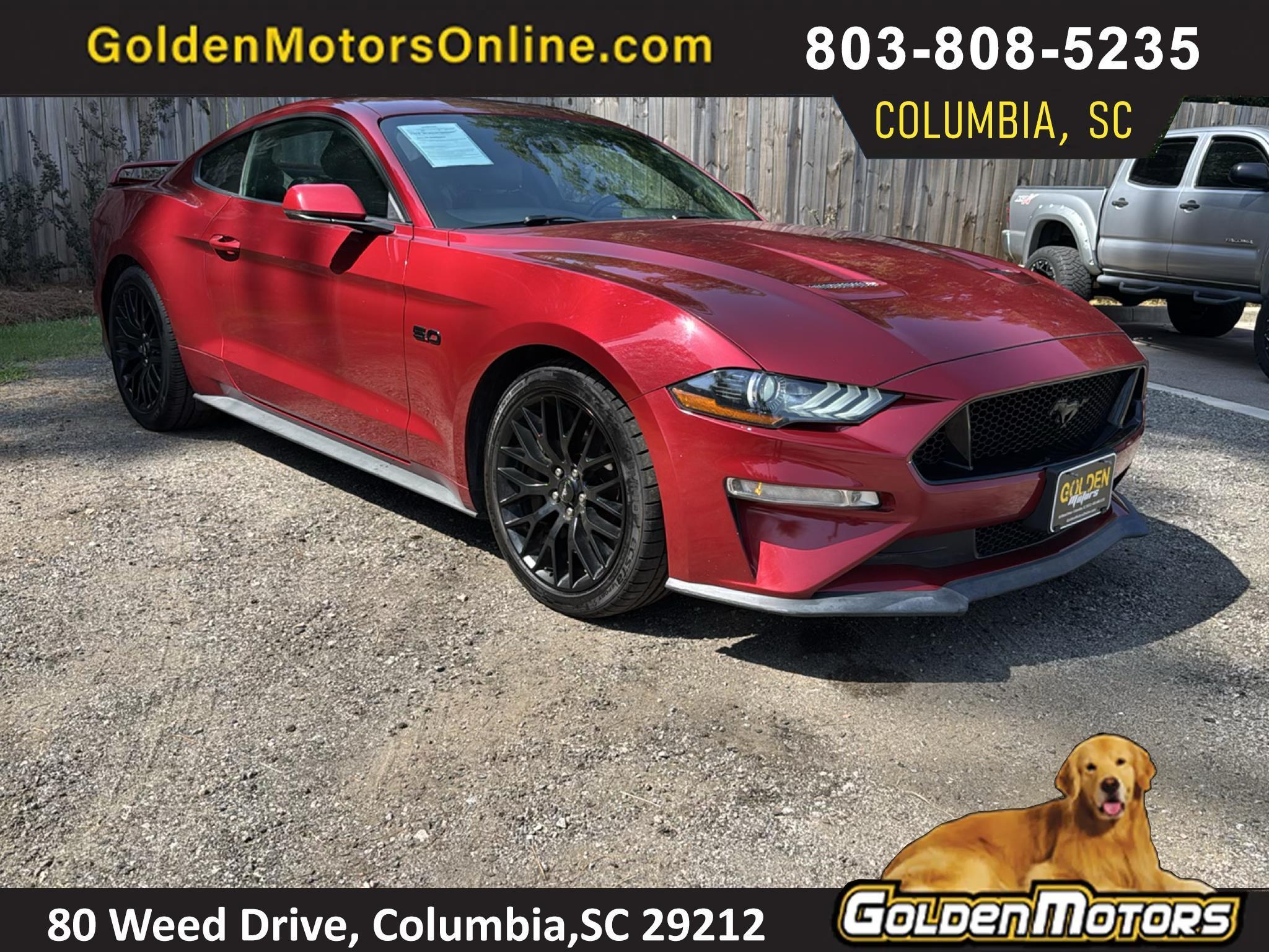 2020 Ford Mustang GT Premium Performance Pkg/ Blind Spot Cross Alert