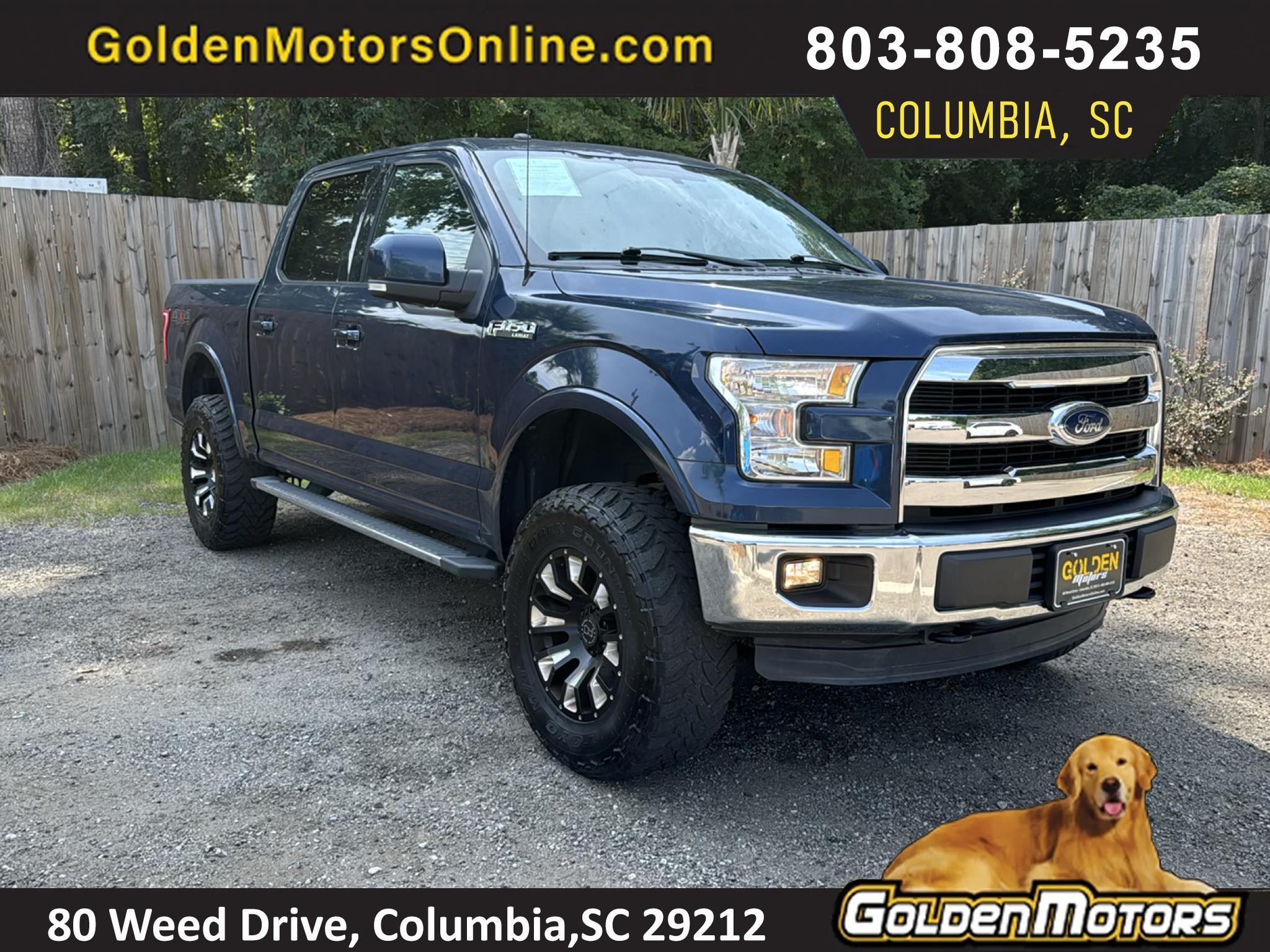 2016 Ford F-150 4WD SuperCrew 145" Lariat
