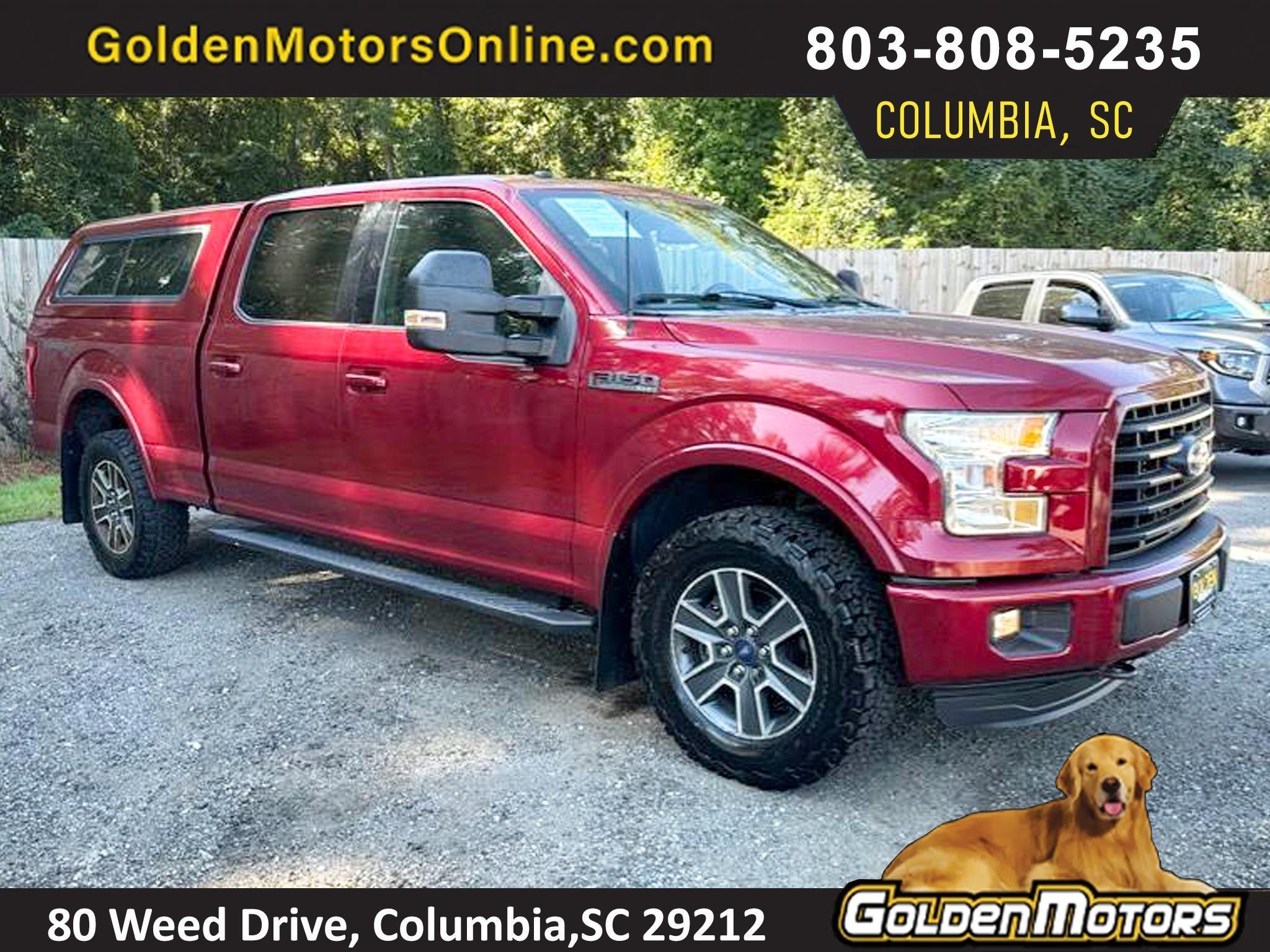 2016 Ford F-150 XLT SPORT Package 5.0 V8 6Speed Transmission