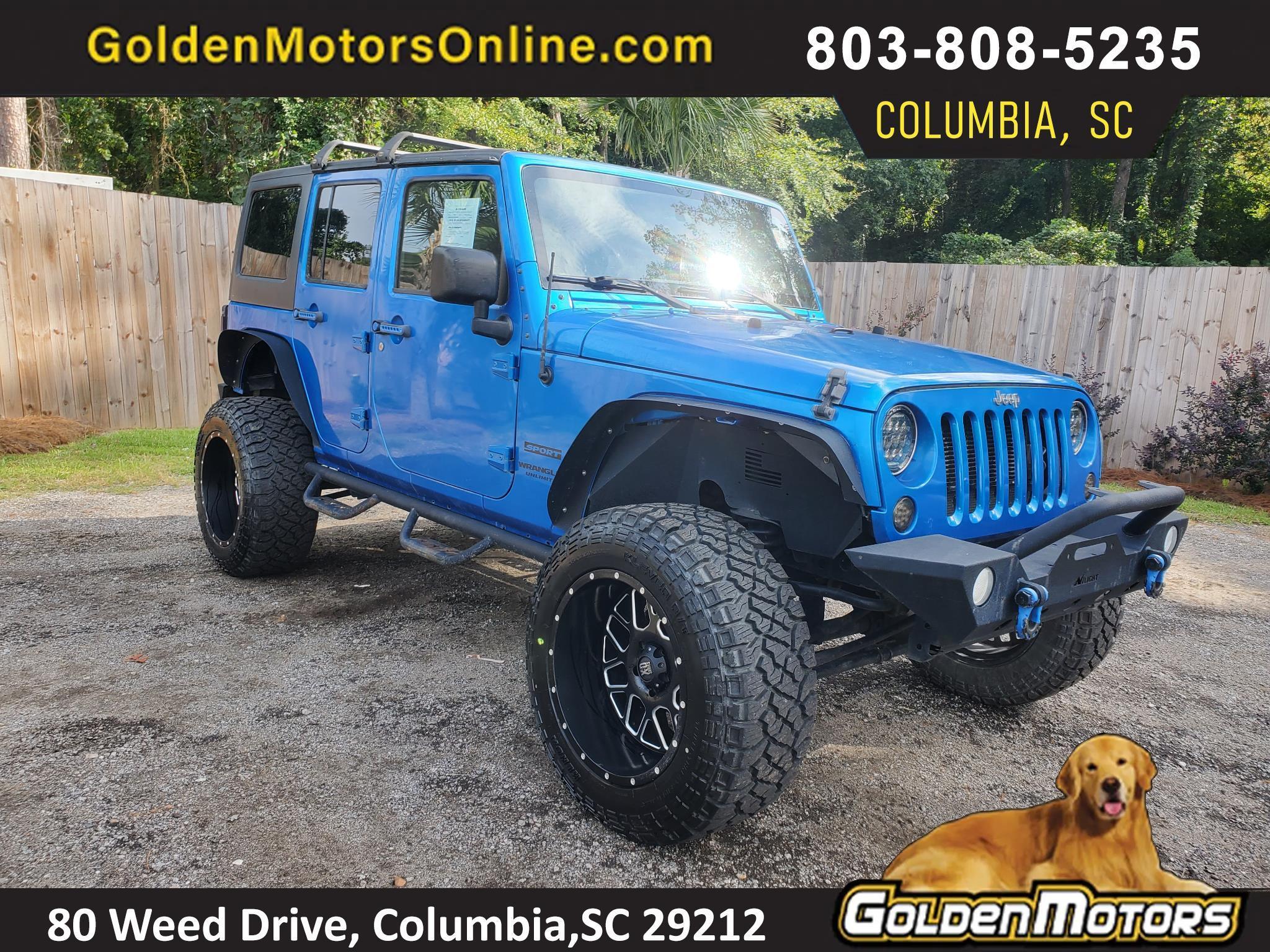2016 Jeep Wrangler Unlimited 4WD 4dr Sport