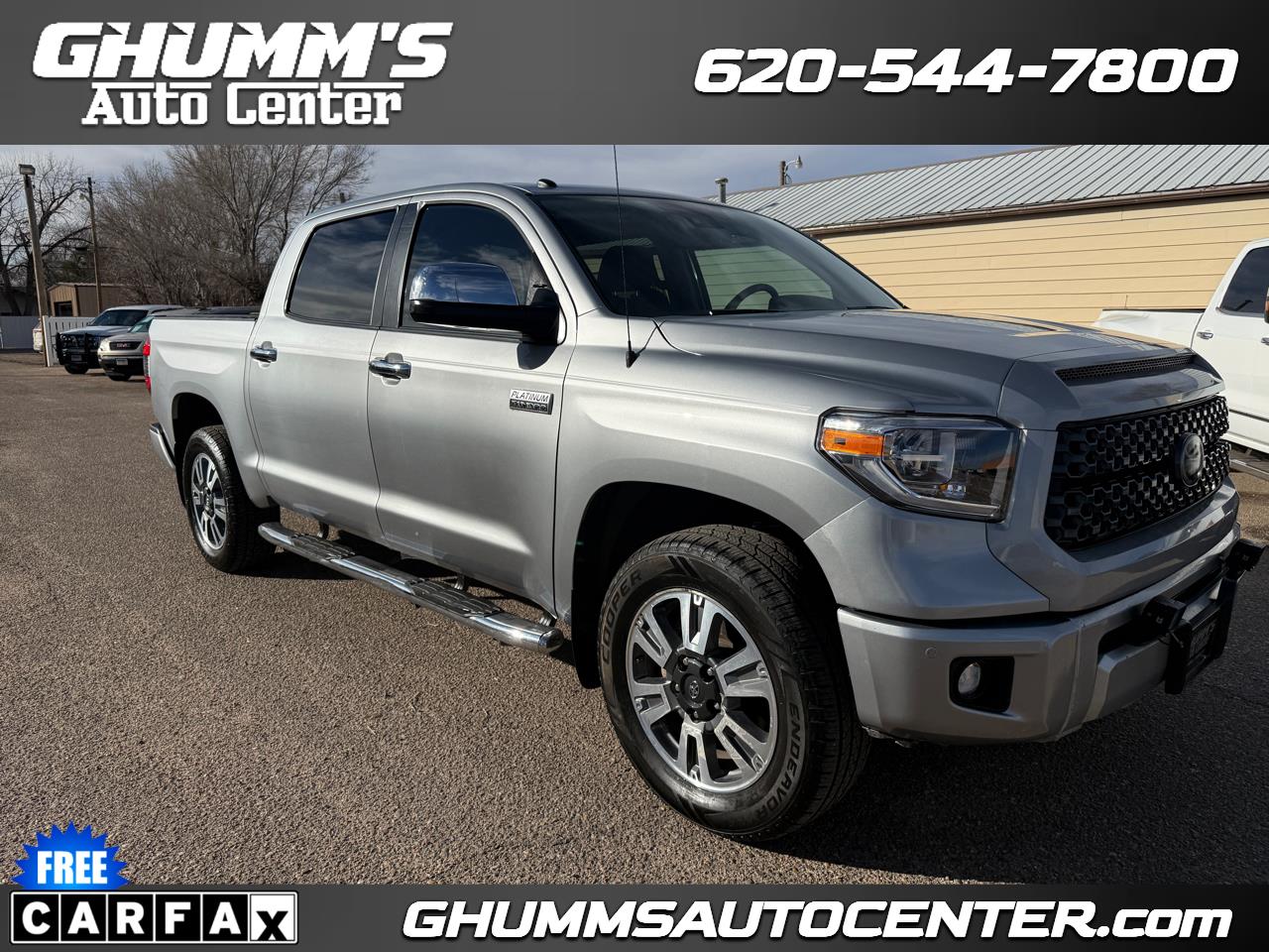 2019 Toyota Tundra 4WD Platinum CrewMax 5.5' Bed 5.7L (Natl)