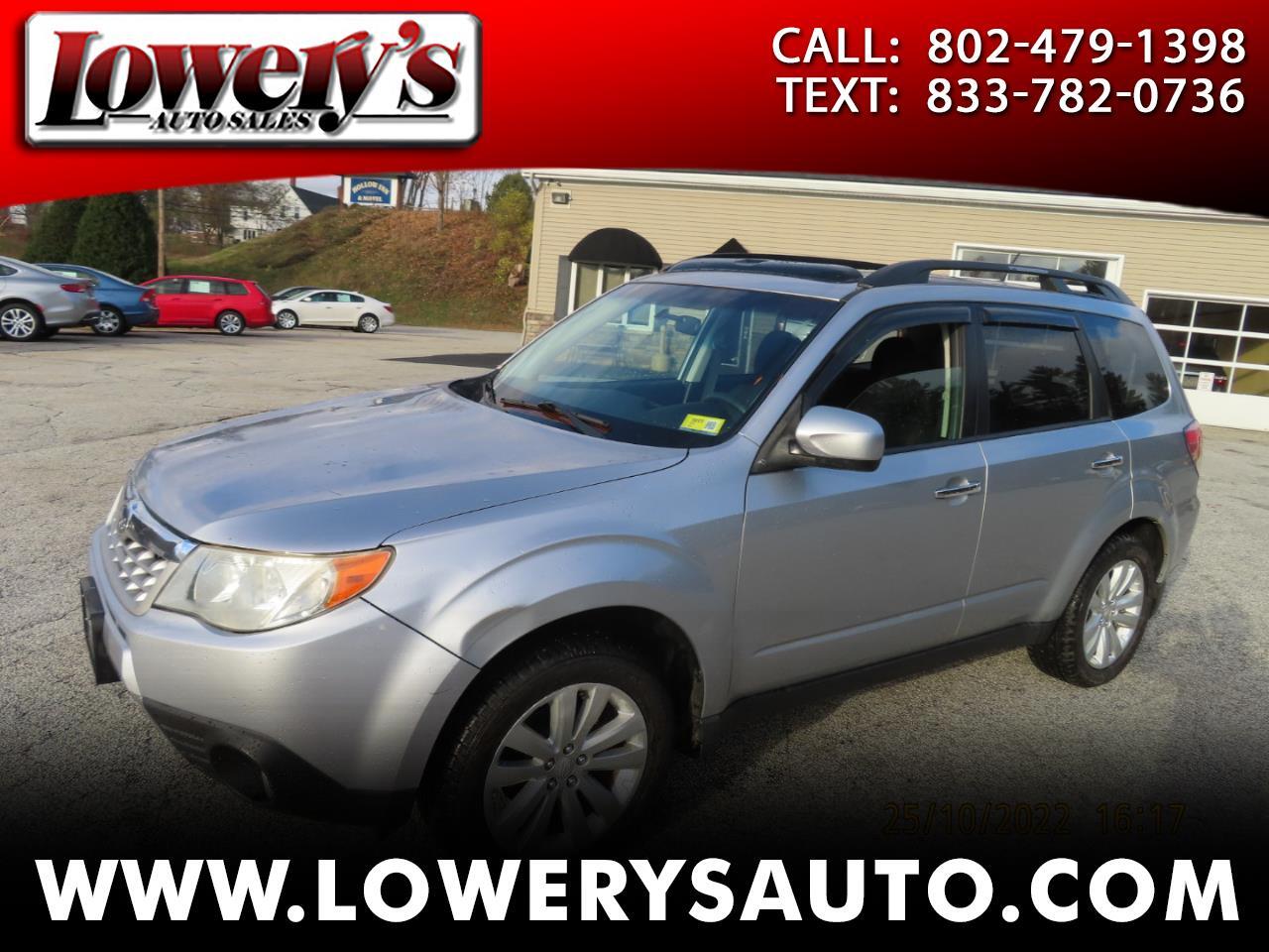 Used 2012 Subaru Forester 4dr Man 2.5X Premium for Sale in Barre VT