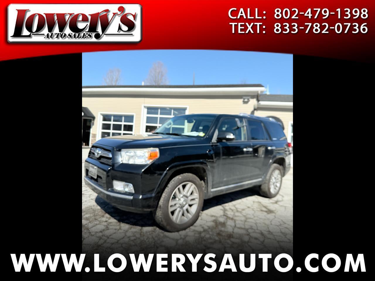 Toyota 4Runner 4WD 4dr V6 Limited (Natl) 2012