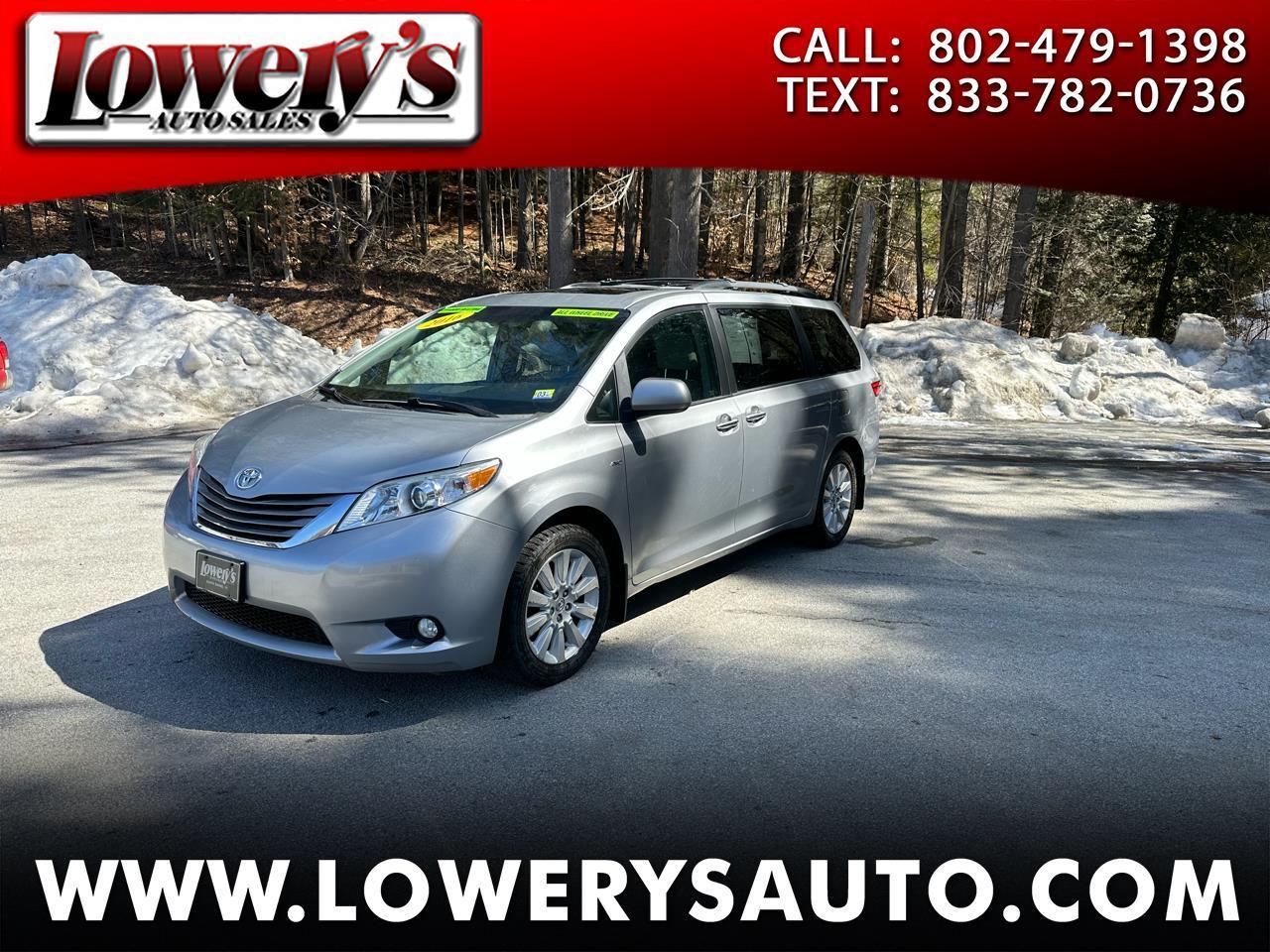 2016 Toyota Sienna 5dr 7-Pass Van XLE Premium AWD (Natl)