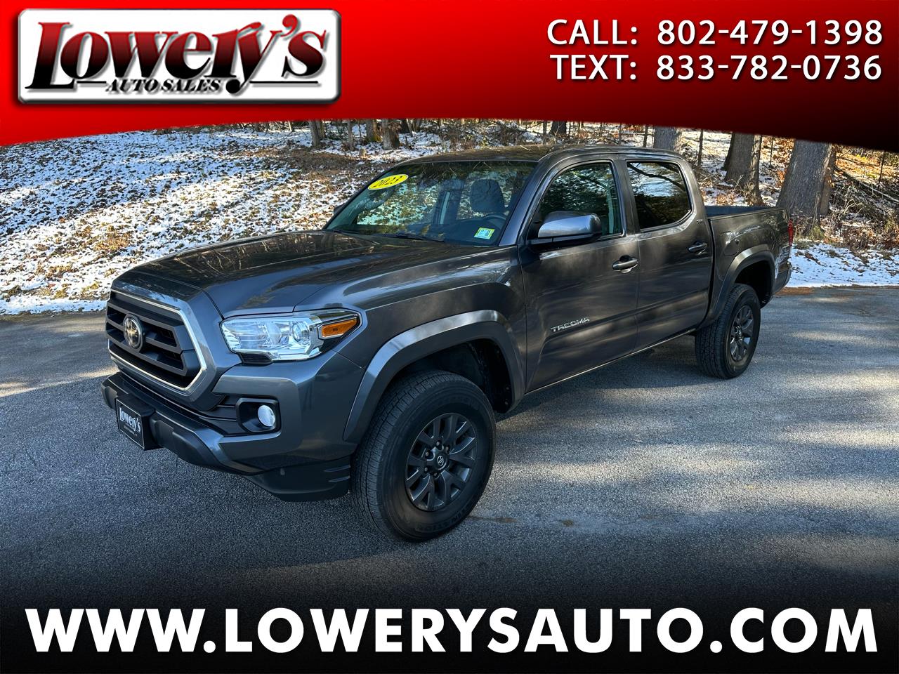 2023 Toyota Tacoma 4WD TRD Off Road Double Cab 5' Bed V6 MT (Natl)