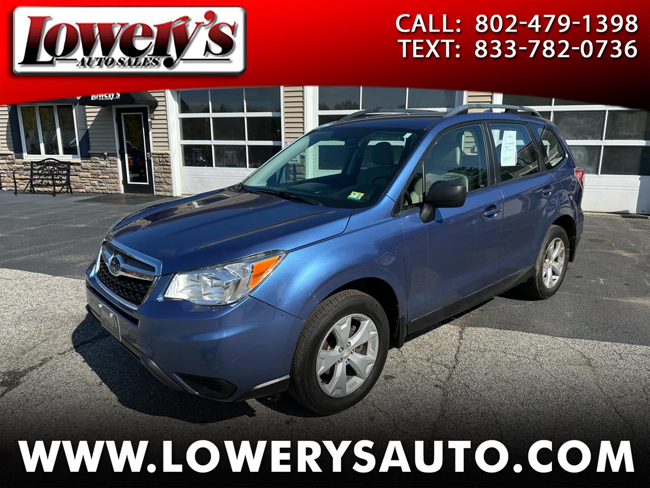 Subaru Forester 4dr CVT 2.5i PZEV 2016