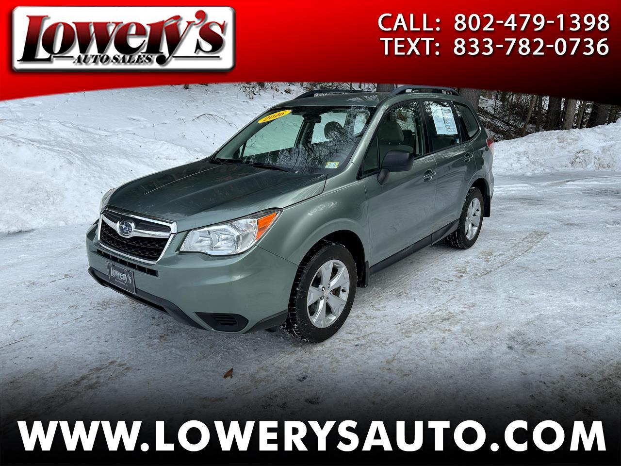 Subaru Forester 4dr CVT 2.5i PZEV 2016