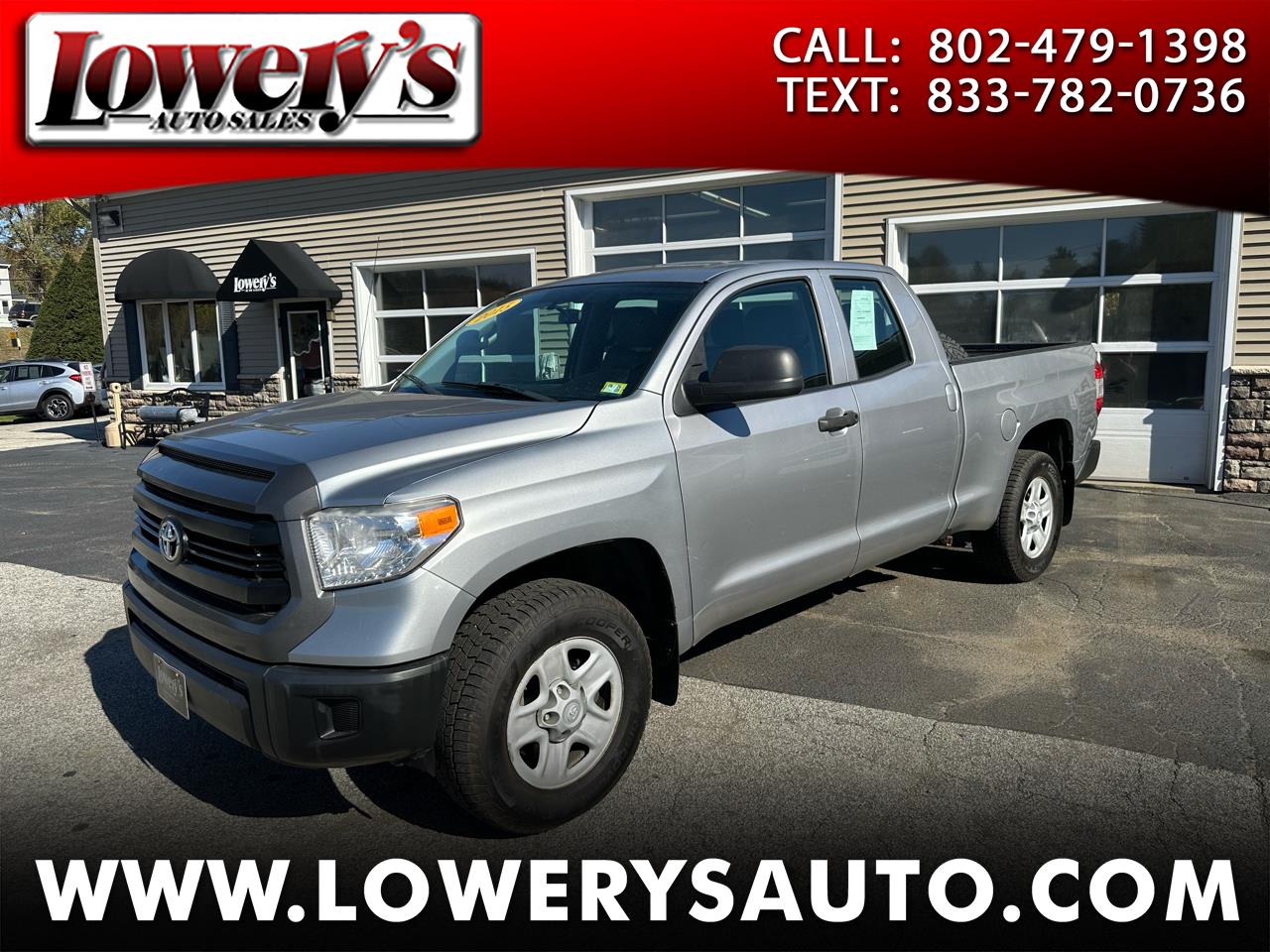2015 Toyota Tundra 4WD Truck Double Cab 4.6L V8 6-Spd AT SR5 (Natl)