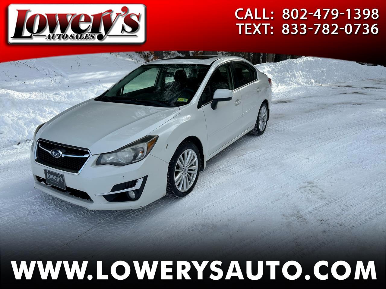2015 Subaru Impreza Sedan 4dr CVT 2.0i Premium
