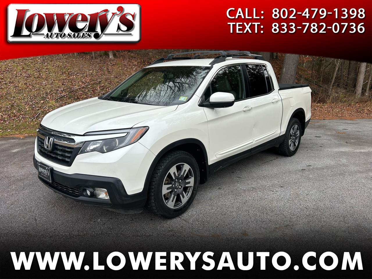 Honda Ridgeline RTL-T 4x4 Crew Cab 5.3' Bed 2017