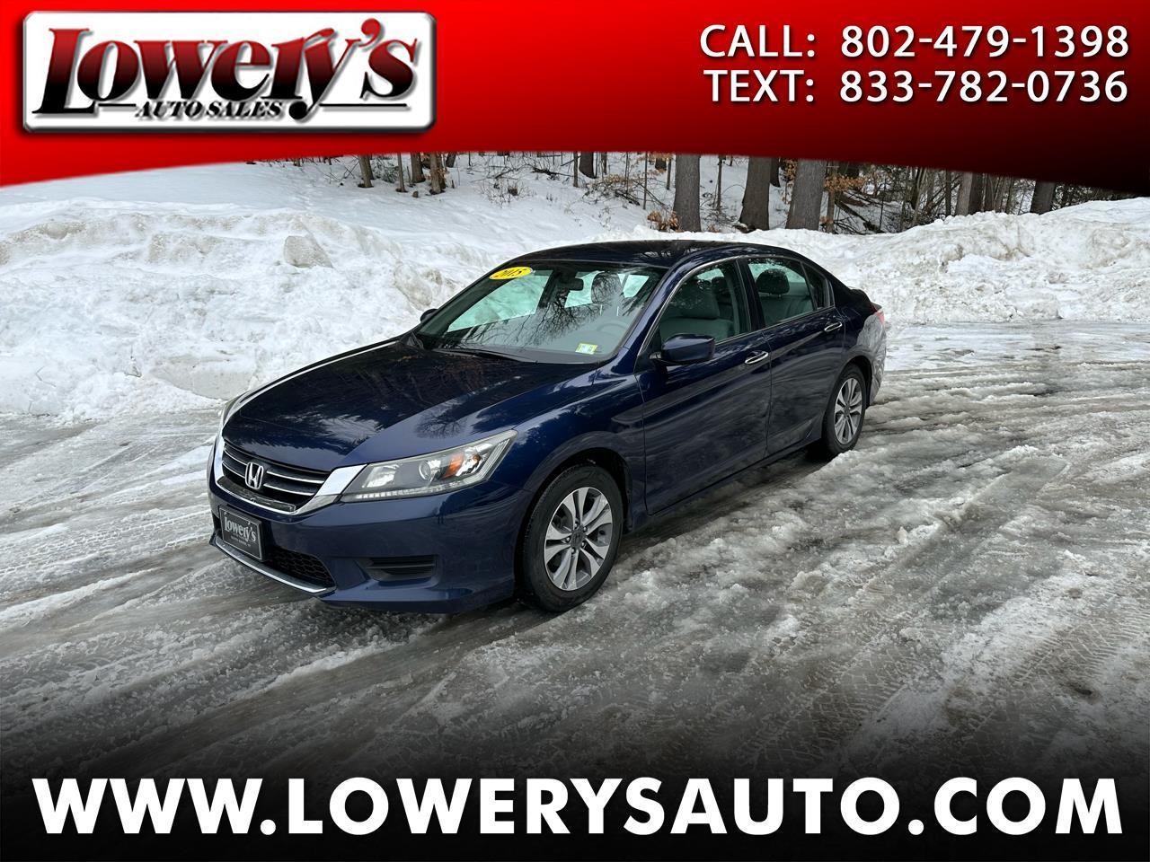 Honda Accord Sedan 4dr I4 CVT LX 2015