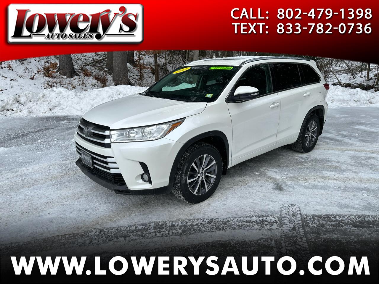 2018 Toyota Highlander XLE V6 AWD (Natl)