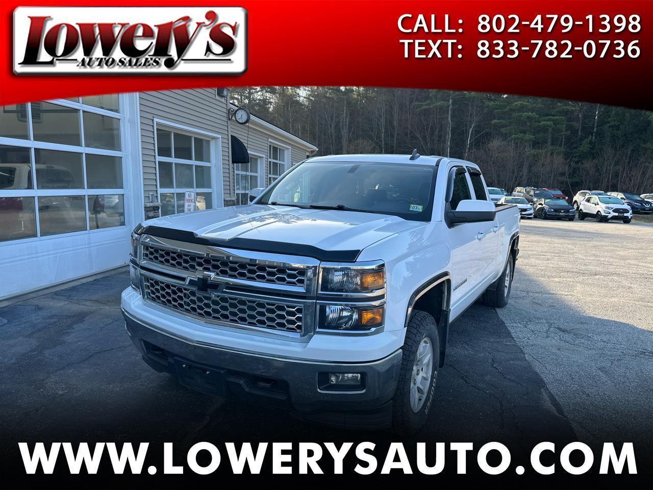 2015 Chevrolet Silverado 1500 4WD Double Cab 143.5" LT w/1LT
